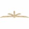 Ekena Millwork Davenport Rough Sawn Timber Gable Bracket, Douglas Fir, 108"W x 36"H x 2"D x 6"F, 8/12 Pitch GBW108X36X0206DAV00RDF - alternate 5